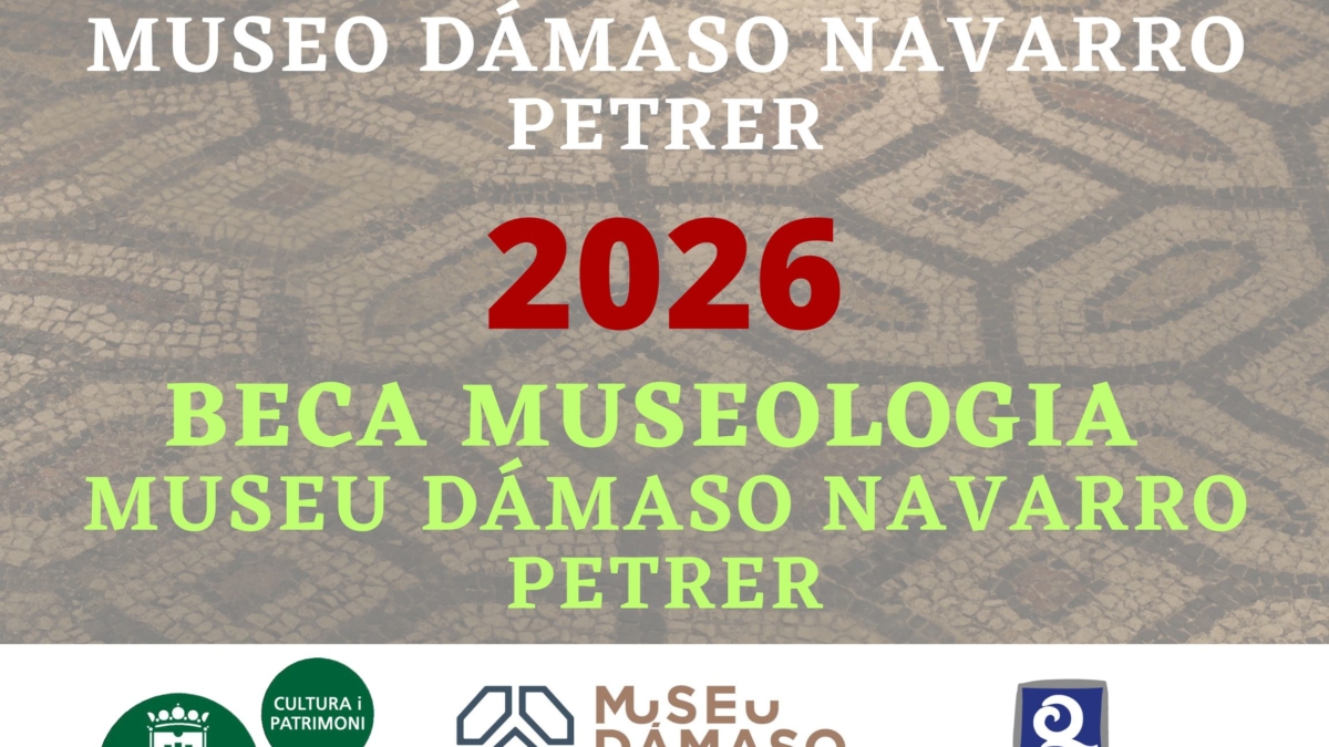 Anuncio beca museología 2026
