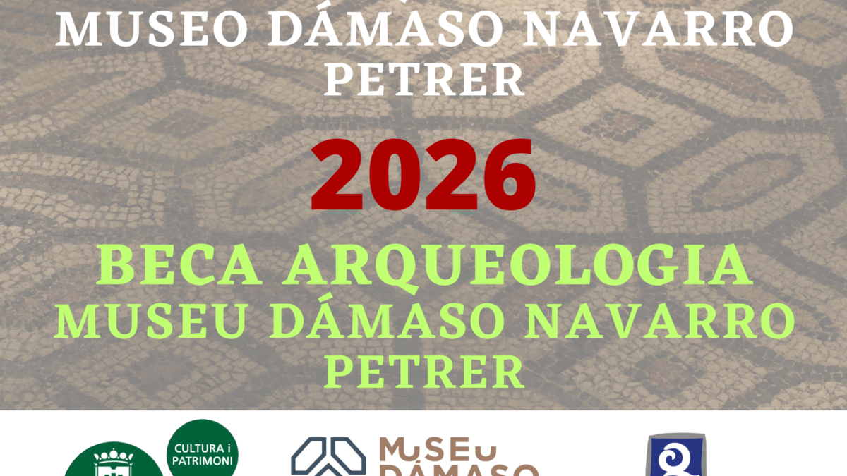 Anuncio beca arqueología 2026