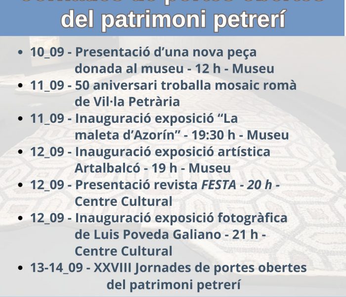 programa Jornades XXVIII - 2025 val